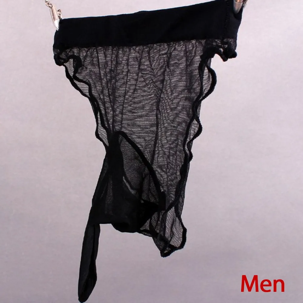 Männer Frauen Sheer Nahtlose Unterwäsche Ultra-Dünne Strumpfhosen Höschen Schnell Trocknend Homosexuell Dessous Elastische Schlüpfer Sexy G-String Tanga