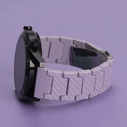 20mm 22MM WatchBand For Samsung Galaxy 6/4 Classic 5 Pro/Active 2/Gear S3 Carbon Fiber Bracelet Huawei watch GT 4/2e/3/Pro Strap