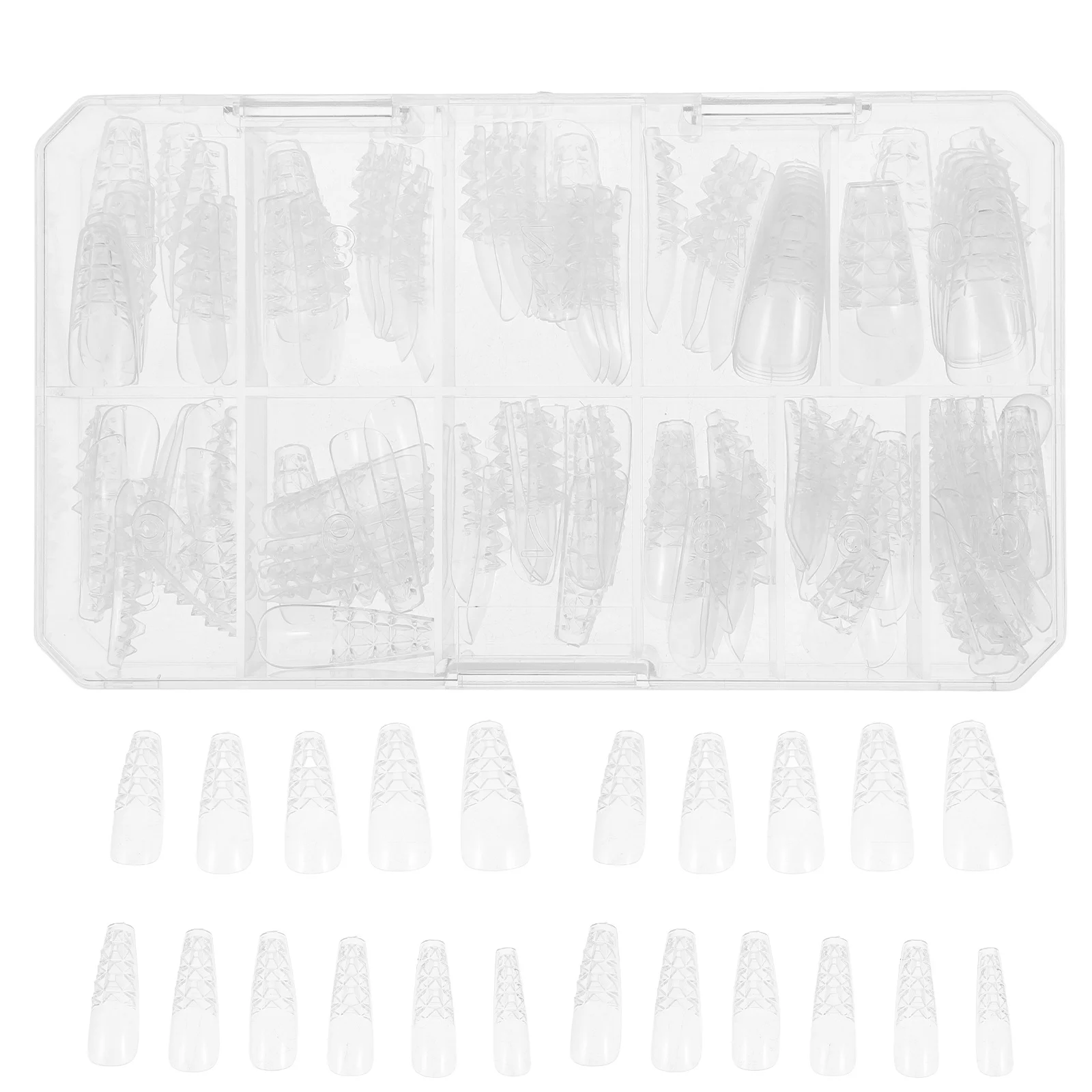 

120Pcs Clear Fake Nails Full Cover Press on Nails for Women DIY Manicure Tips Practical Gifts Nail Tips Nail Salon Accessories