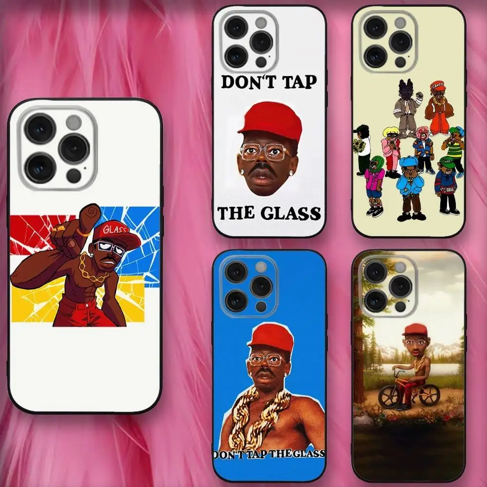 

Funny T-Tyler The C-Creators Phone Case For iPhone 16,se4,15,14,13,12,11,Pro,X,XS,Max,XR,Plus,Mini Soft Black Cover