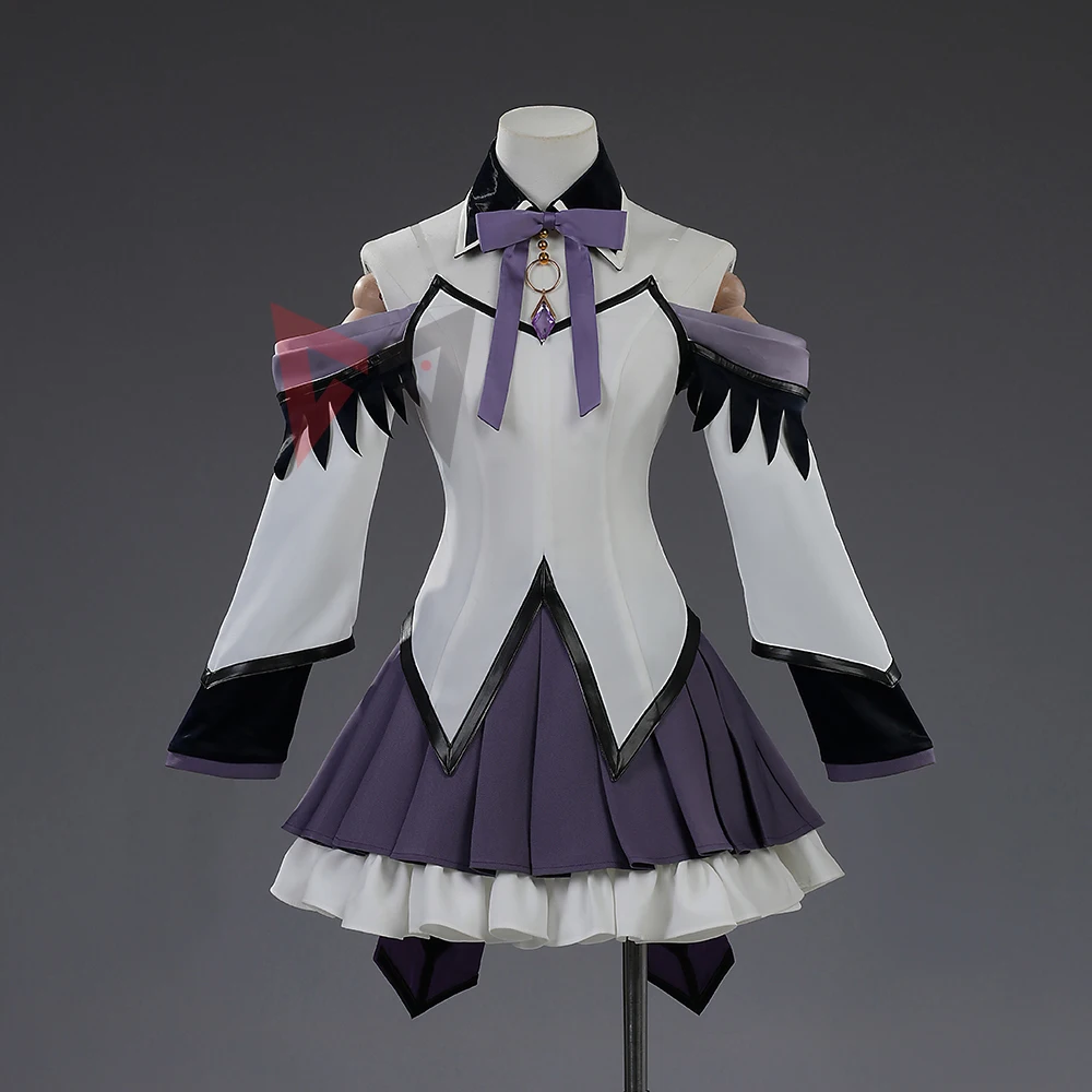 

Новый Puella Magi Madoka Magica Homura Akemi Косплей Костюм Рубашка Юбка Для Игровой Вечеринки Хэллоуин На Заказ