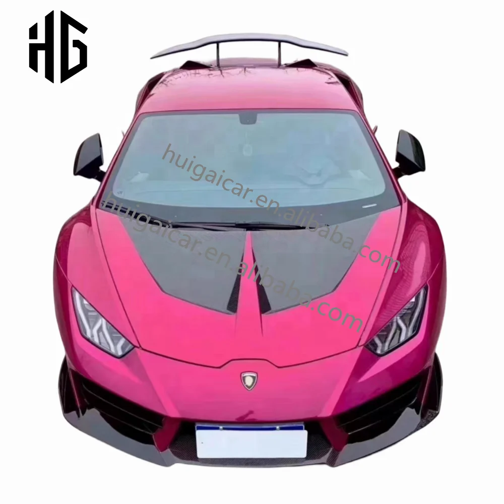 

Hot Sale Carbon Fiber LP610 LP580 1016 Design Front Car Bonnet for Lamborghini Huracan LP580 LP610 Auto Engine Hoods