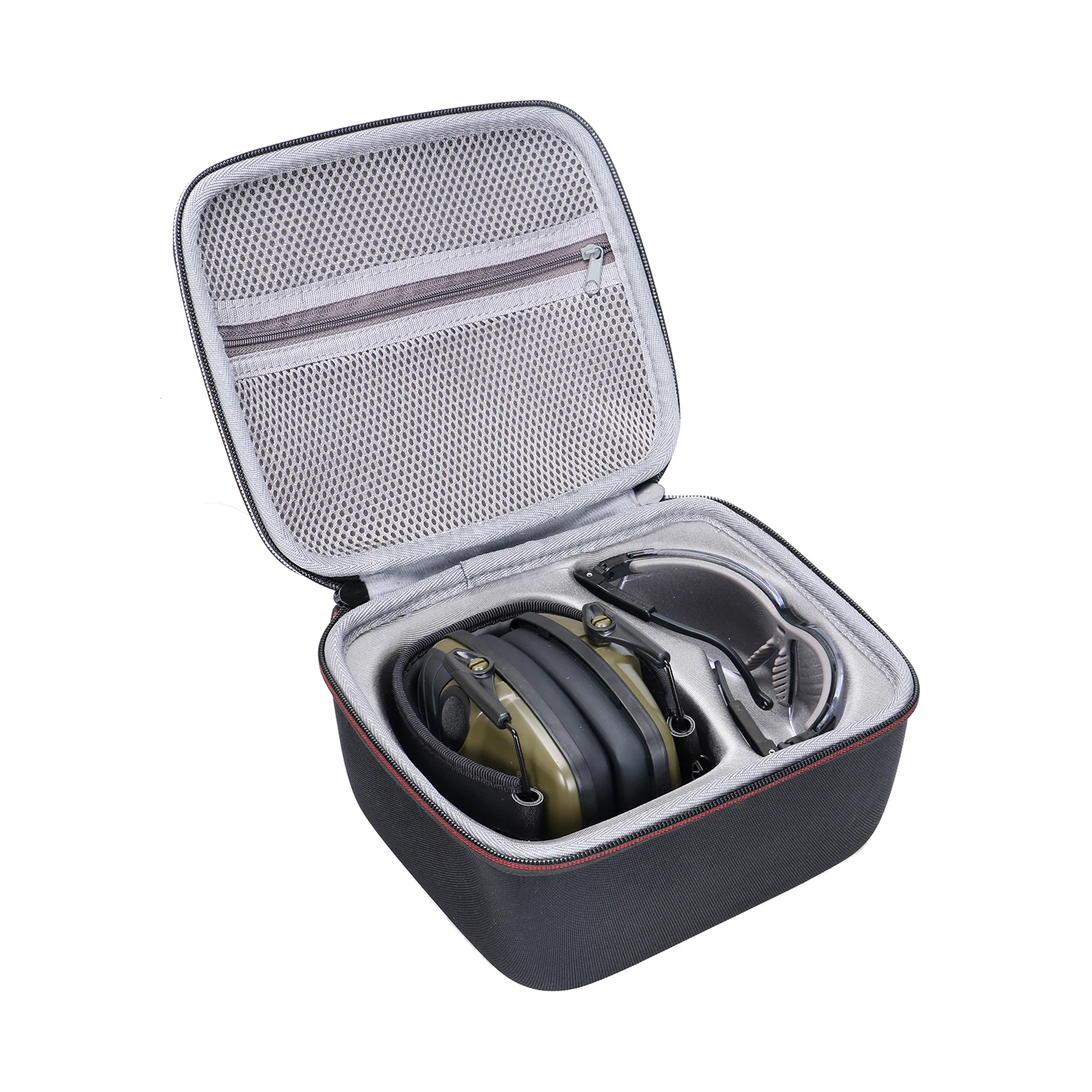 LTGEM EVA Hard Case for Howard Leight by Honeywell Impact Sport Shooter Earmuff Eyewear Glasses Protective Carrying Storage Bag