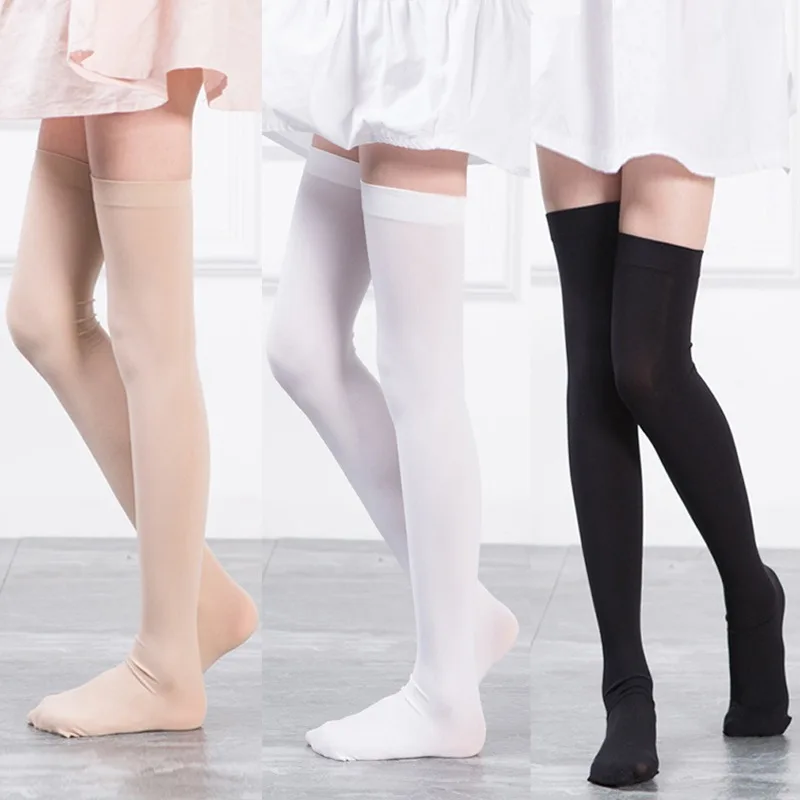 Children Bottoms Tights Girls Stockings Ultra-thin Silk Ballet Stockings Transparent Pantyhose White Collant For Kids