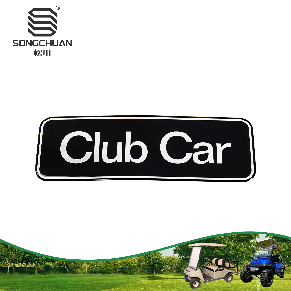 CIUBCAR is suitable for Tempo logo Golf Cart Club car logo white