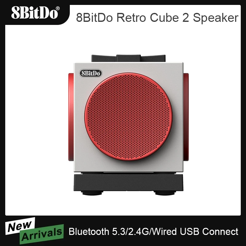 8bitdo-retro-cube-2-speaker-portable-bluetooth-speaker-with-stereo-sound-wireless-charging-dock-bluetooth-53-24g-wired-usb