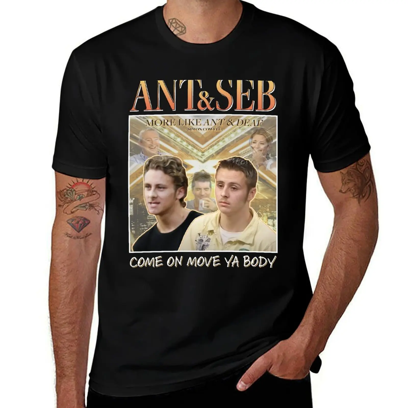 Ant and Seb Mysterious Girl X Factor Audition T-Shirt Lightweight Sport Basic T-Shirt