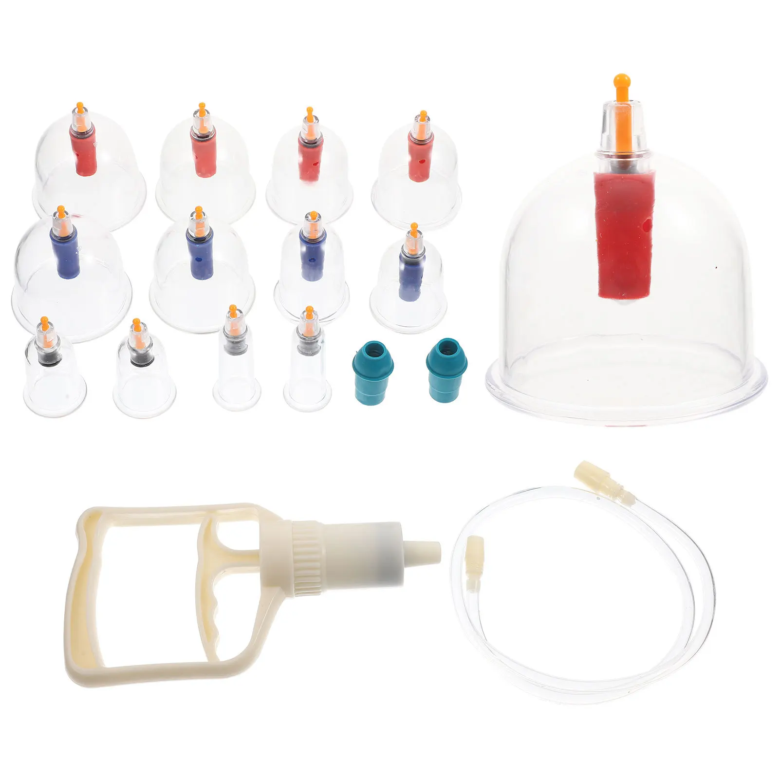 1 مجموعة سميكة فراغ الحجامة جرة كوب التدليك المنزلية للمنزل صالون العناية بالجسم أداة الحجامة العلاج شفط الكؤوس دائم