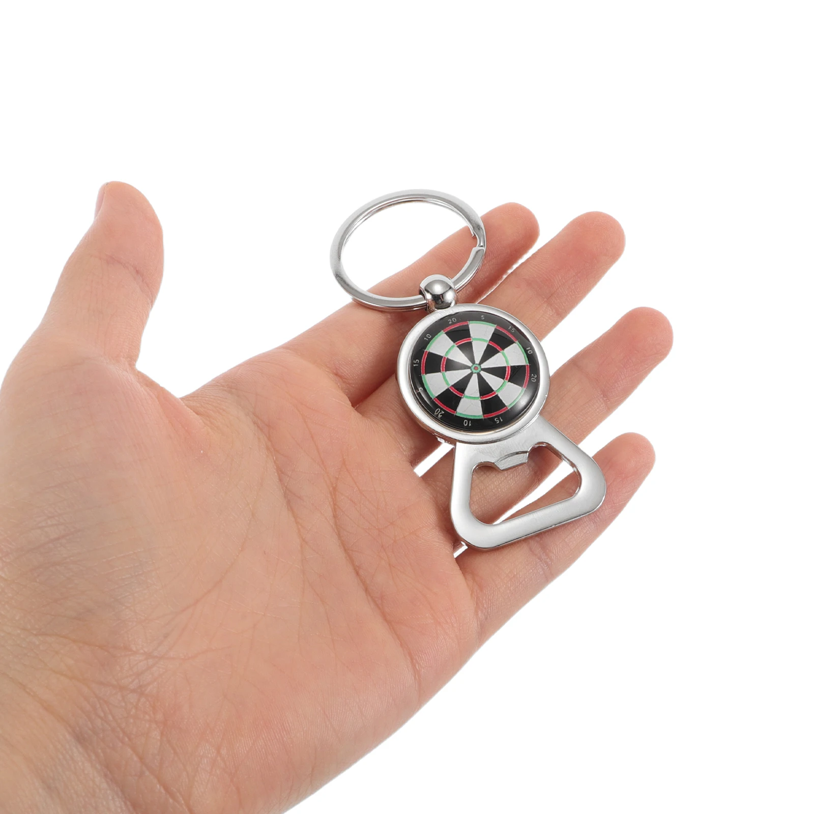 

3pcs Creative Keychain Bottle Opener Dartboard Theme Metal Beer Can Opener For Men Dad Boyfriend Christmas Present Handbag