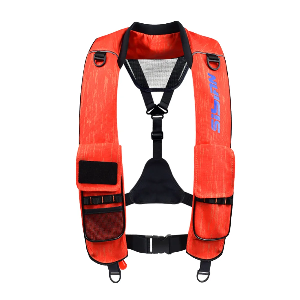 Portable Sea Fishing Automatic Inflatable Life Jacket Adult Swimming Fishing Buoyancy Vest Professional Water Safe Fishing Vest