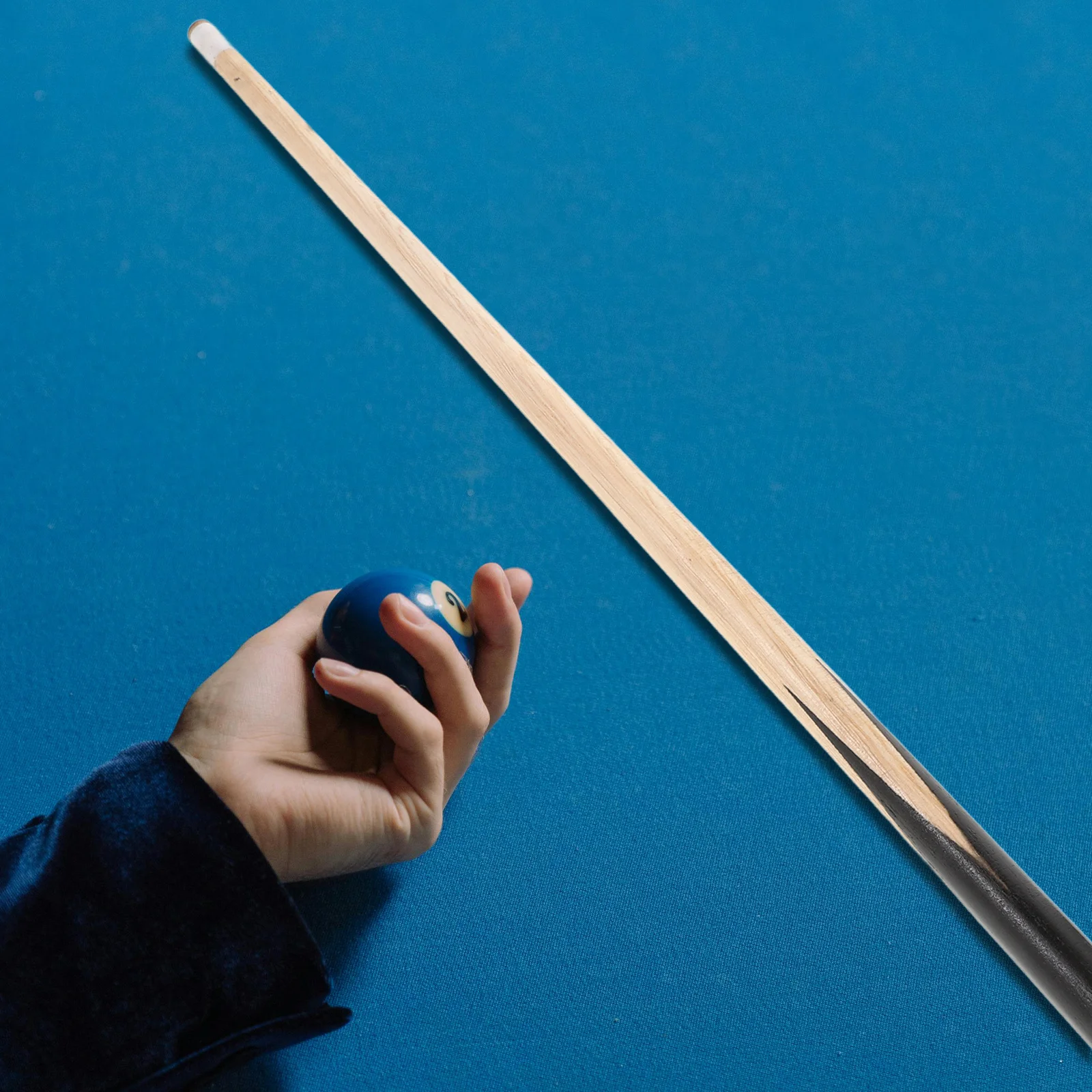 

American Style 24.8 Inch Kids Pool Table Wooden Cue Short Pool Stick Mini Billiards Table Home Playing Children's Billiards Rod