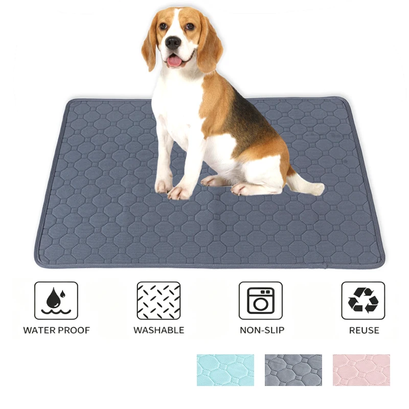 Waschbare, rutschfeste, wiederverwendbare Hundepinkelmatte, Welpen-Trainingsmatte, Haustierbettmatte, Urinmatte für Autositzbezug, Haustierbedarf – Detail 2