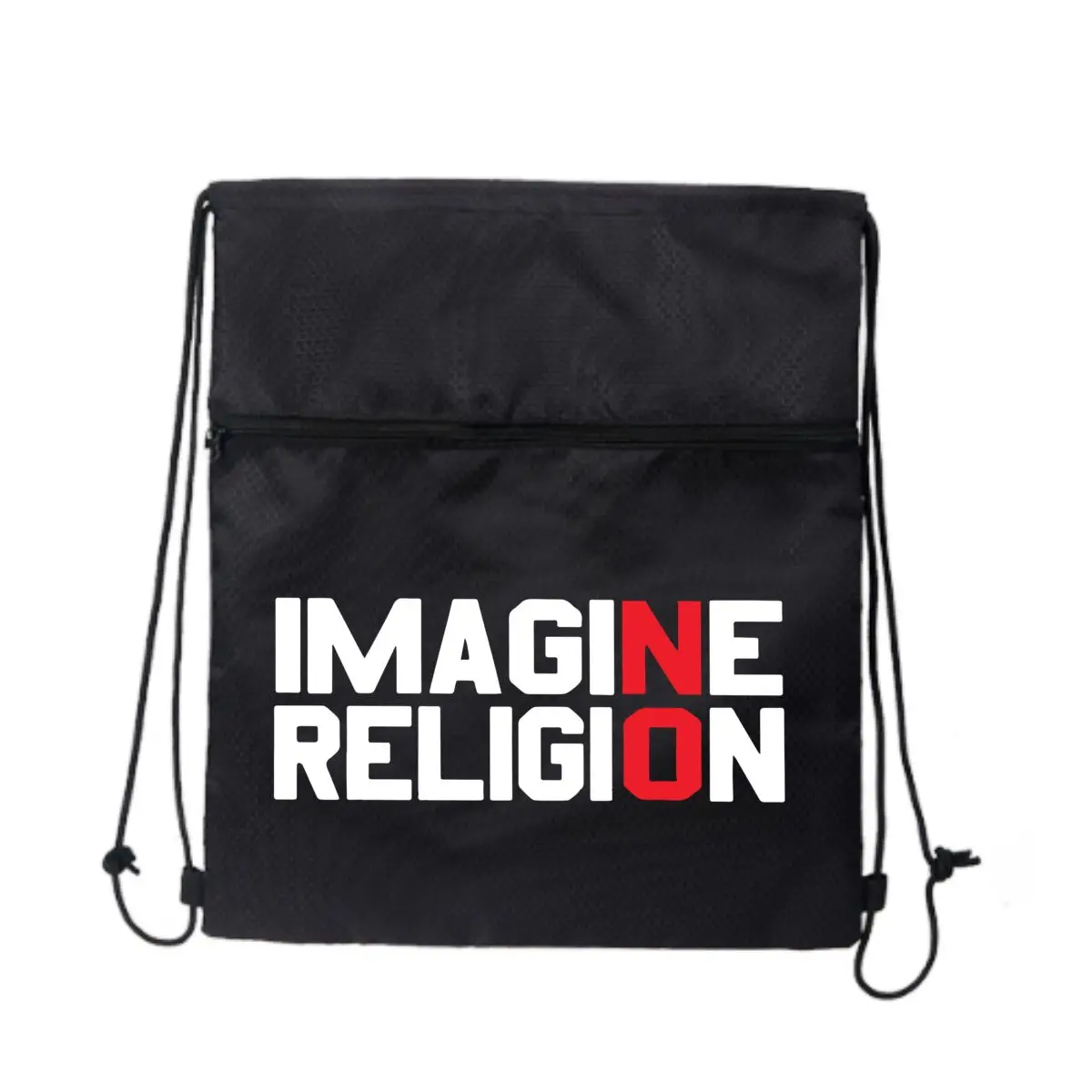 

Представьте себе, религия, мысль, текст, художественный дизайн, черная сумка для фитнеса на открытом воздухе, сумка на молнии на шнурке, вмещает тренировочное снаряжение