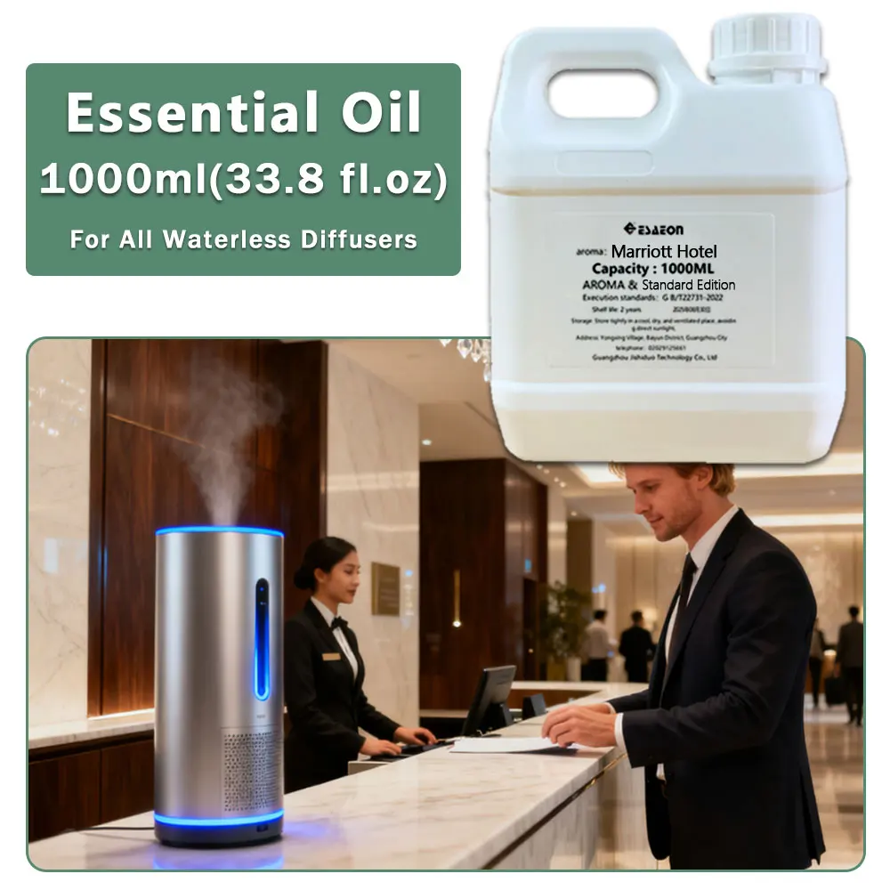 ESAEON Fragrance Expansion Machine Supplement Liquid Essential Oils - Aroma Machine Oil, Marriott Hotel - 1000ML (33.8 fl.oz)
