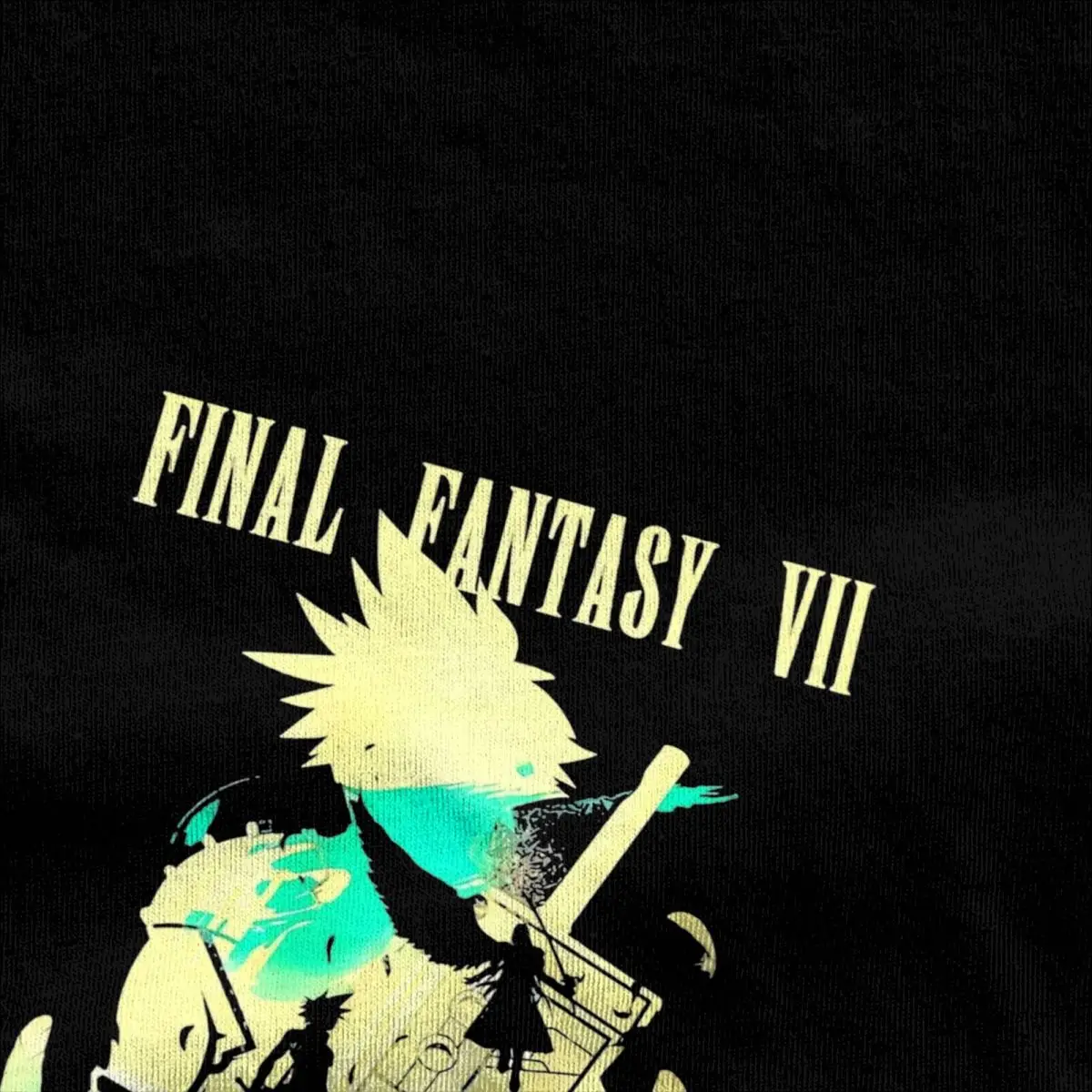 Oversized T Shirt Final Fantasy VII Social Distance Training Since 1997 Cotton T Shirts Cool Tee Shirt for Men's Summer Short