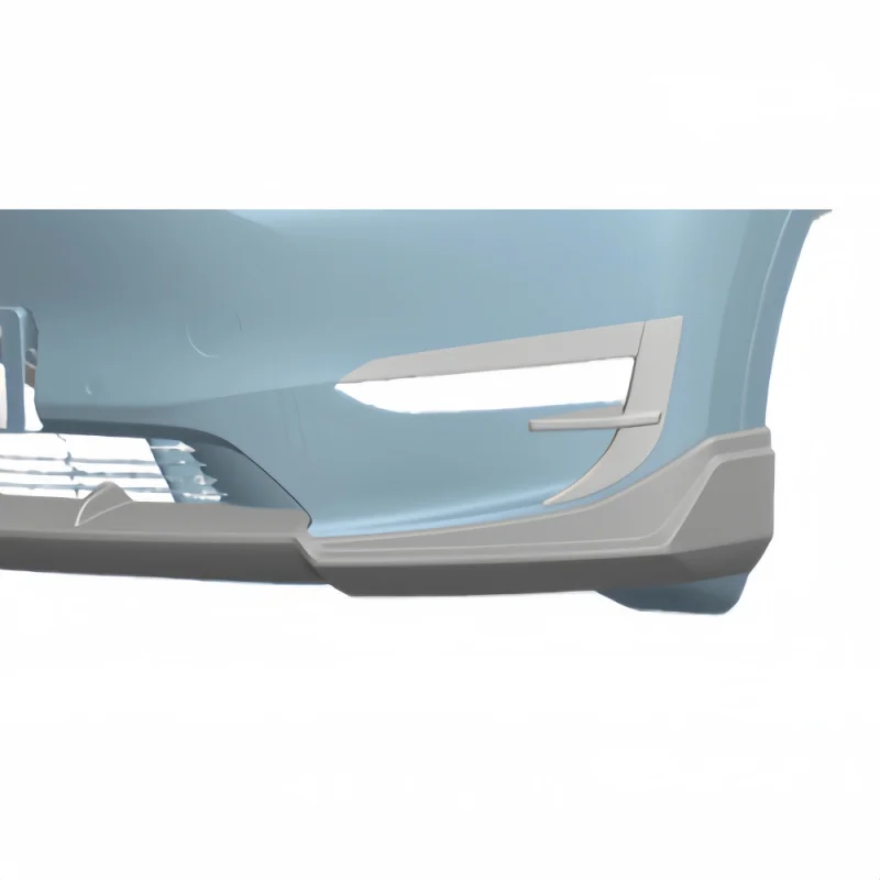 

The New AD Style Dry Carbon Fiber And Front Bumper Wind Blade Are Suitable For Tesla Model Y