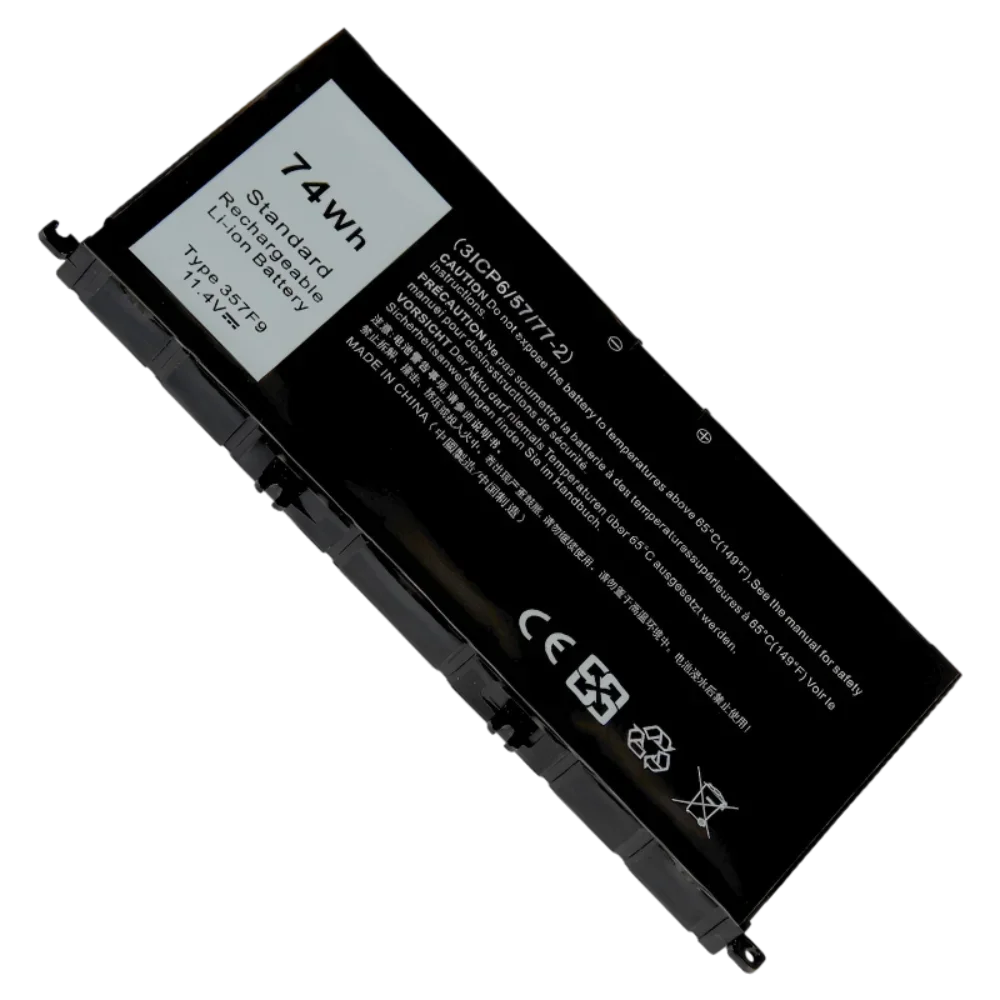 357F9 74Wh Laptop Battery for DELL Inspiron 15 7559 7000 7557 7567 7566 5576 5577 P57F P65F Inspiron 15-5577 Inspiron 15-7557
