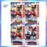 Hot Wheels Transformers car model 1/6 alloy Bumblebee Volkswagen Bugatti Veyron Corvette C7R Pagani cars boy collection gift