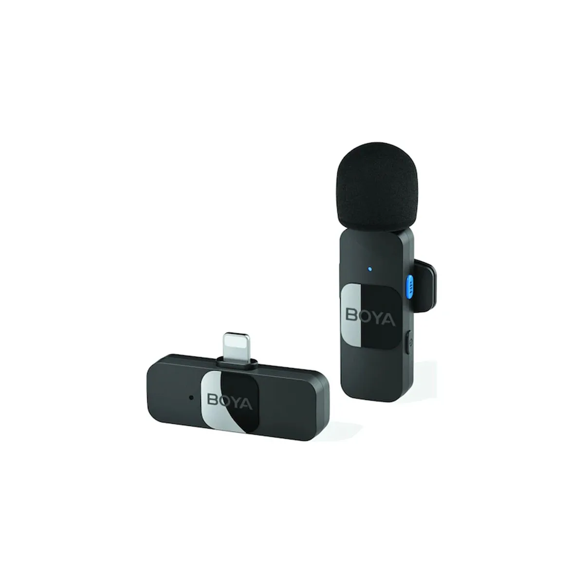 

By-v1 2.4G Wireless Microphone System Black Omnidirectional 20Hz-16kHz Frequency Response 80dB SNR -42dB Sensitivity 50