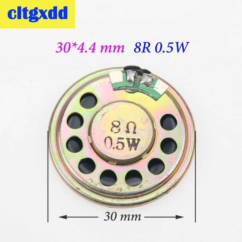 Cltgxdd-altavoz electrónico de audio circular, dispositivo ultrafino de 8 ohmios, diámetro 20, 23, 26, 28, 30, 32, 36, 40, 50 MM, 8R, 0,5 W/1W/2W, 2