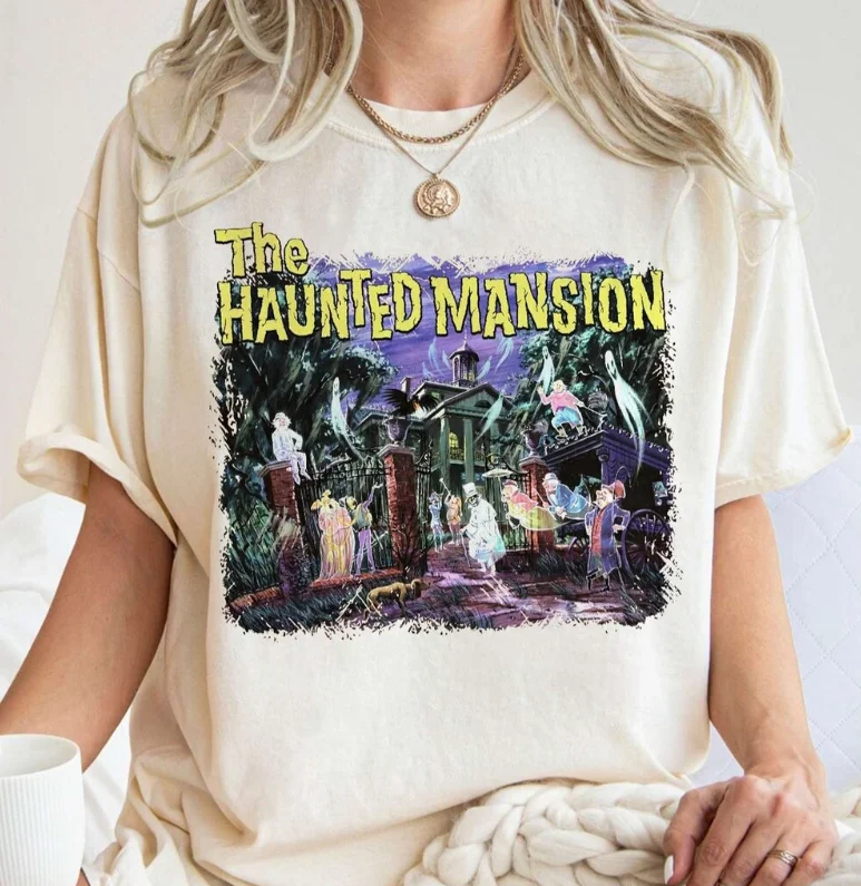 Vintage The Haunted Mansion Shirt, The Haunted Mansion Halloweens Party Shirt