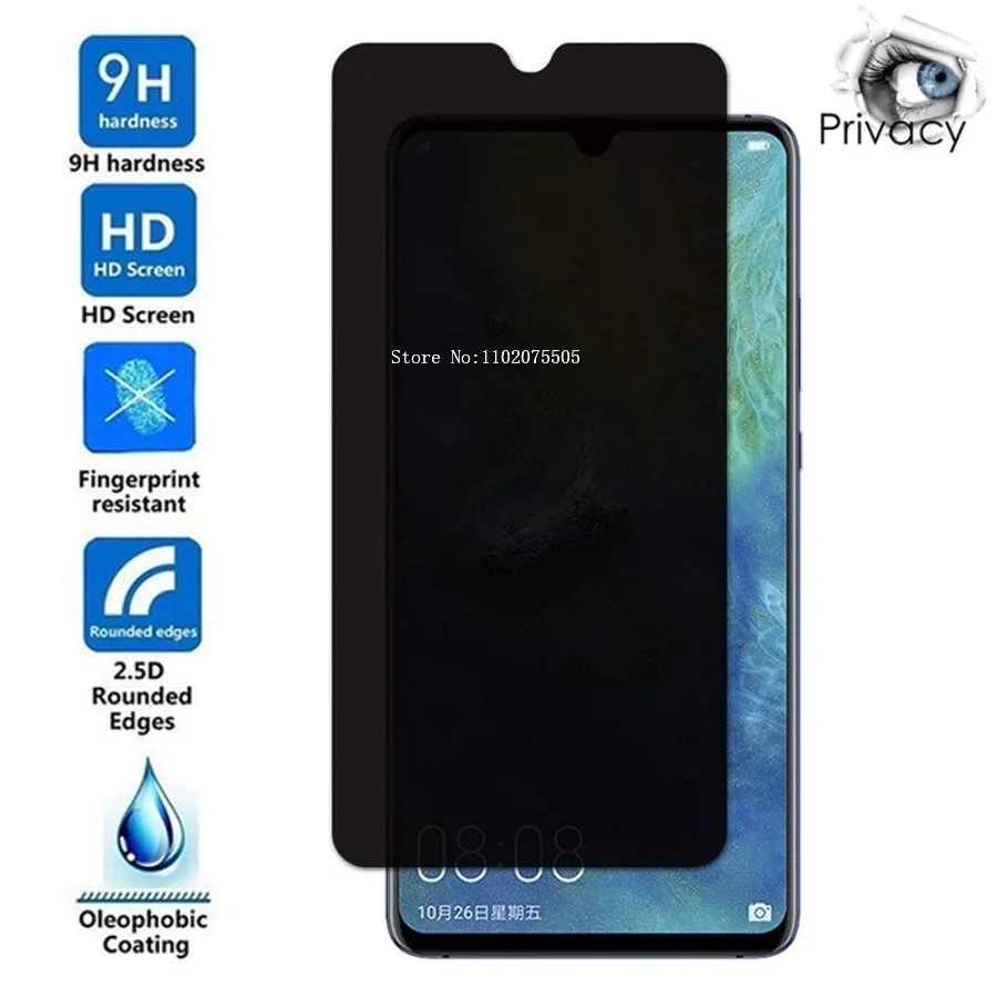 Anti-spy Protective Tempered Glass for Huawei nova 12s SE 12i Privacy Screen Protector for Huawei ENJOY 70 70z films glass