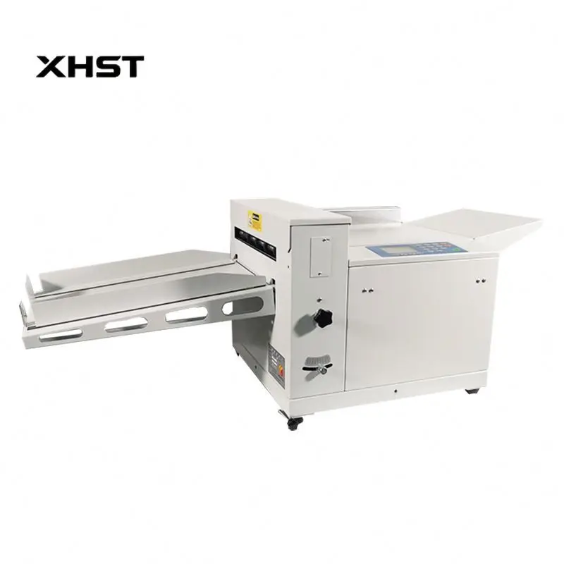 

Digital Paper Creaser 350B New Condition Spine Line Cover Business Card Paper Creasing and Perforating Machine