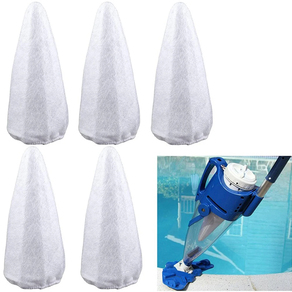 

5PCS Vacuum Filter Cotton Pool Vacuum Replacement Filters Cotton Pool Cleaner Debris Filter Bag for Pool Blaster Filter