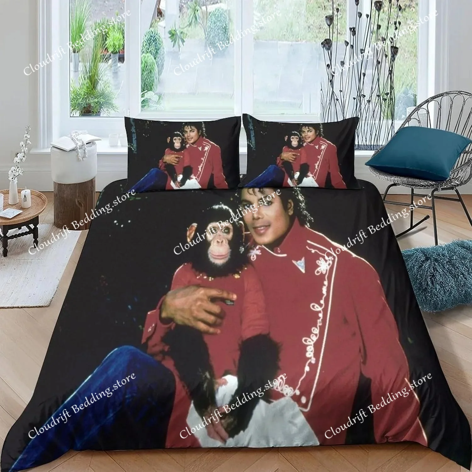 

Duvet Cover Michael Jackson 3D Exquisite Digital Printing Bedding Set Comforter Bed Youth Home Decor Adult Boys Gift