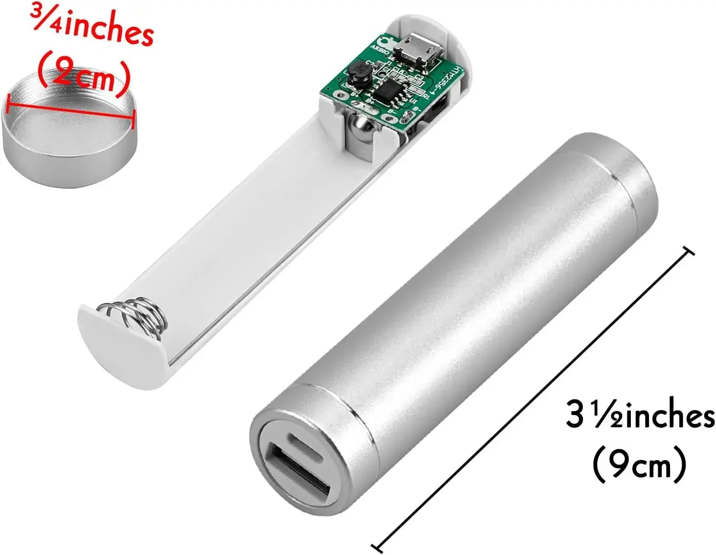Hidden Money Power Bank Storage Box Plastic Concealed Portable Storage Box Fake Power Supply Car Medicine Box
