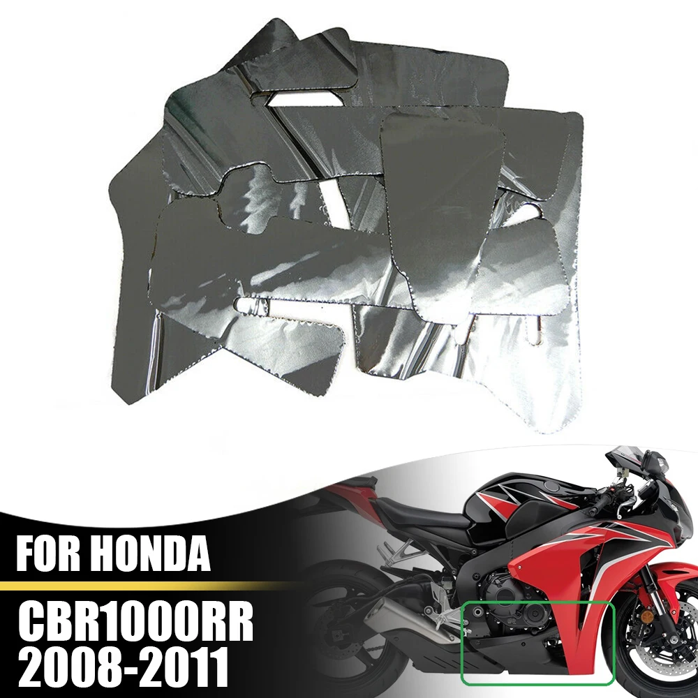 Motorcycle Accessories Pre-Cut Belly Fairing Heat Shield Mat Insulation Protection For Honda CBR1000RR 2008-2011 2010 2009