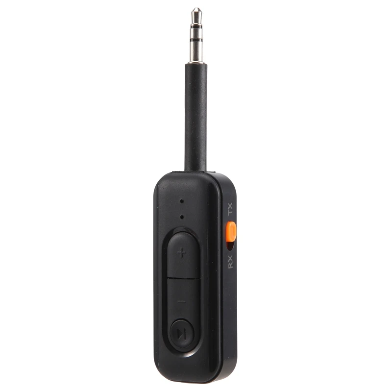 RISE-2 In 1 Receiver Transmitter 5.2 Bluetooth 3.5Mm AUX Stereo Wireless Audio Adapter With Mic For Headphone TV Audio