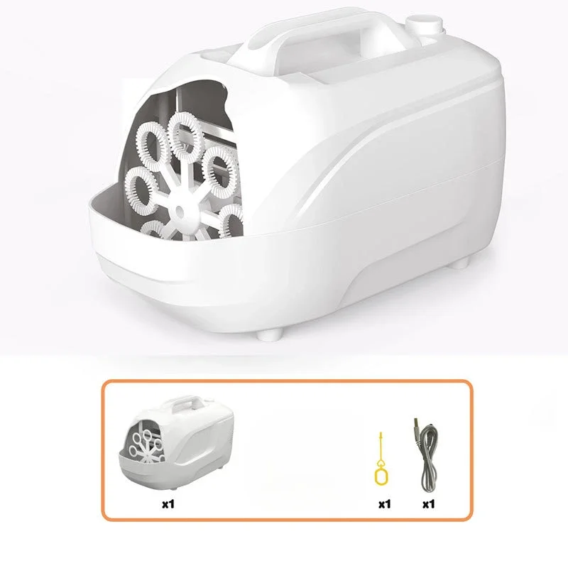 

Mini Portable Machine Wedding Stage Machine One-click Automatic Bubble Bubble Outlet with USB Plug-in Bubble Liquid Toy