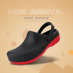 Summer flat men's slippers EVA beach men's outdoor solid color 2024 summer outdoor casual sandals brand-name shoes for men