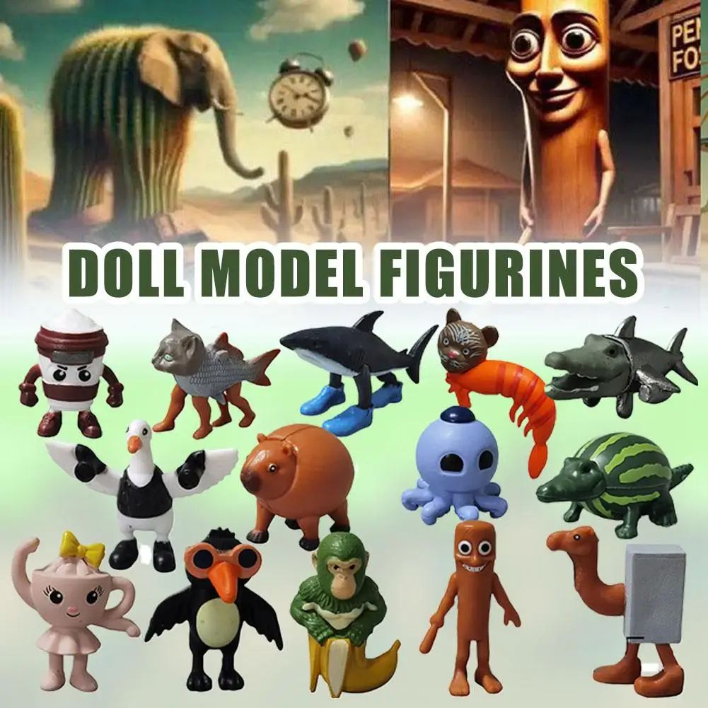 تونغ صحور شخصية كابتشينو قاتلينو الشكل لعبة Tralalero Tralala عمل أرقام القرش الشكل تحصيل هدية لعبة هدية صندوق #3