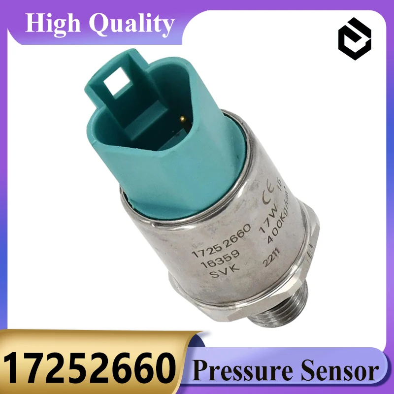 17252660 Pressure Sensor VOE17252660 for EC120D EC140C EC210 EC210C EC340 EC380 EC480D EC200D EC220D EC300D EC350D Excavator