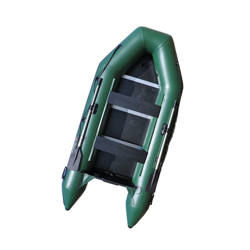 Heavy Duty Pvc Hypalon Green Rowing Boats Inflatable Boat Fishing Boat
