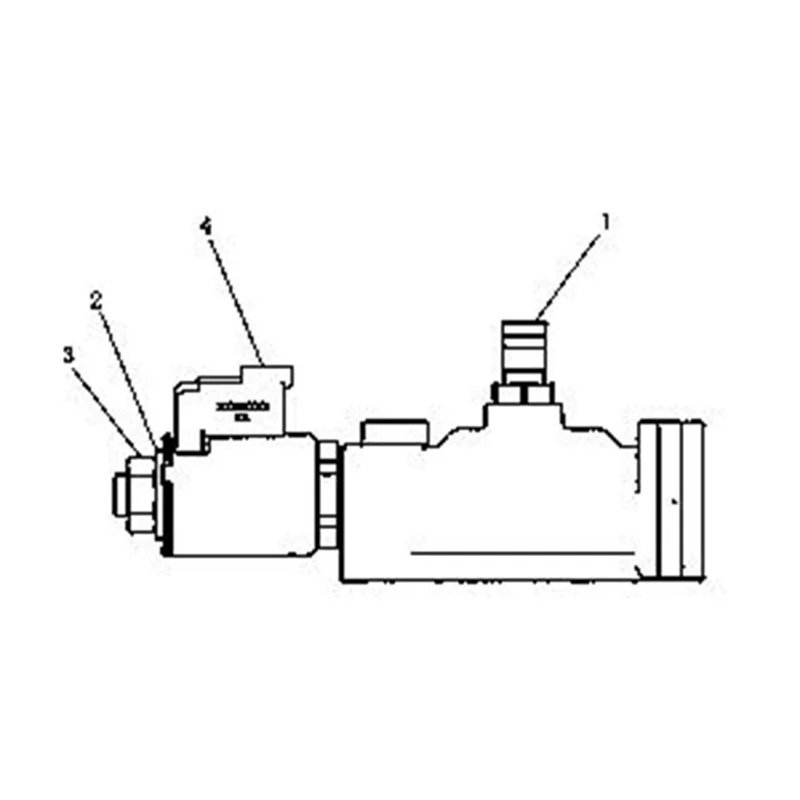 

A03E-2443114 244-3114 Metal Shutoff Solenoid Valve Shutoff Solenoid Valve For Caterpillar Wheel Loader 938H 950G 950GII 950H