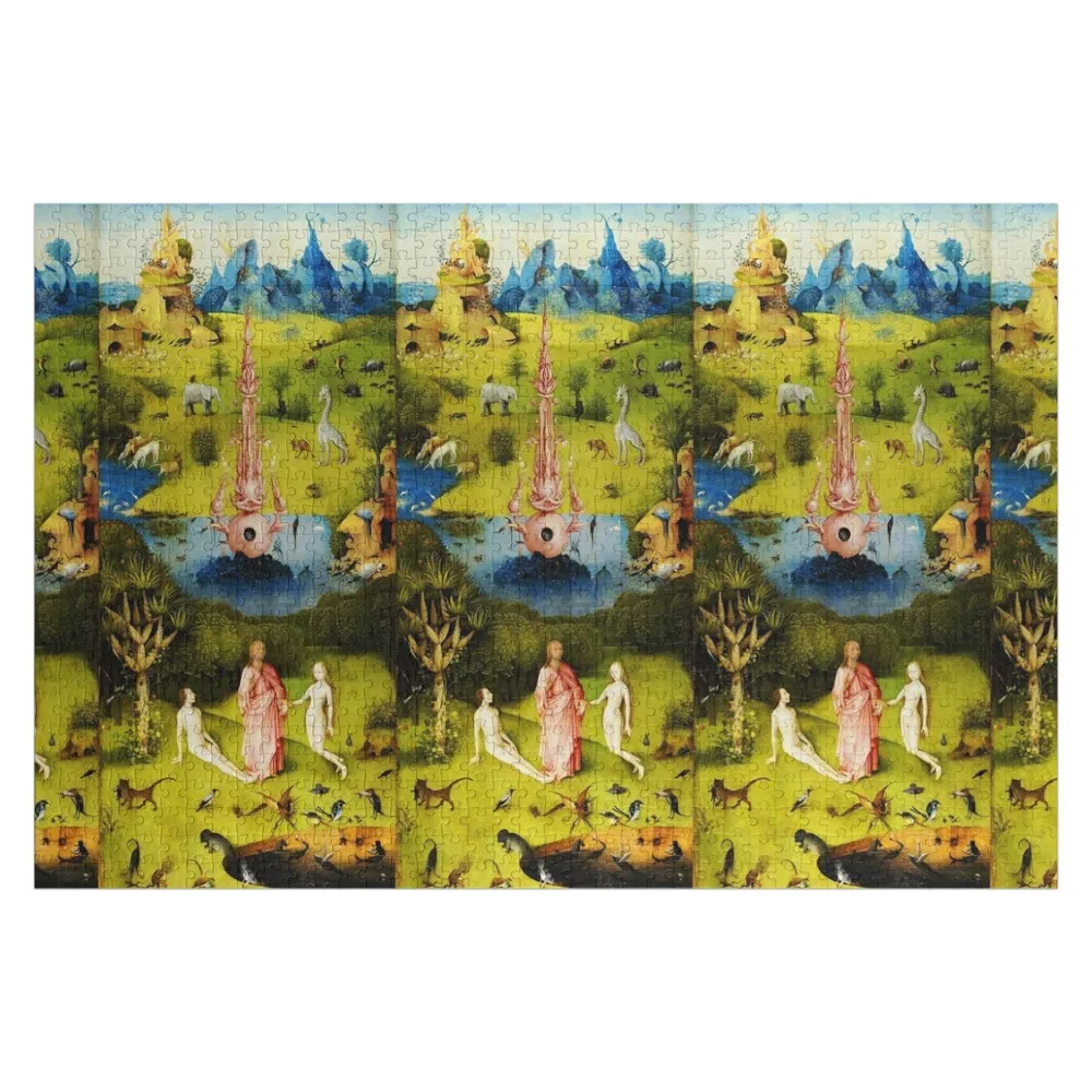 The Garden of Earthly Delights - Garden Earthly Delights by Hieronymus Bosch Jigsaw Puzzle Jigsaw Custom Puzzle