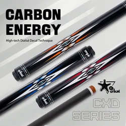 CRICAL Carbon Fiber Pool Cue Stick Professional Pool Sticks Low Deflection Pro Taper Tournament Billiard Cues with 12.5mm Tip