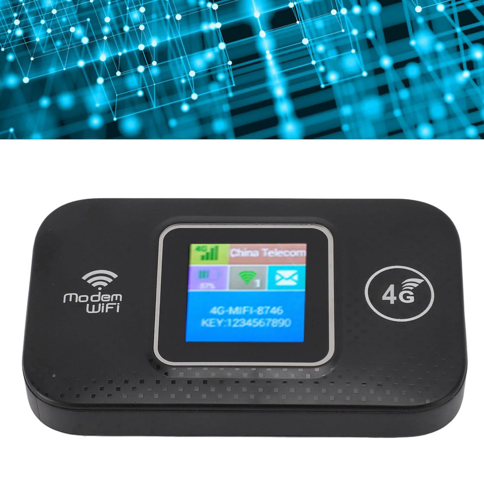 4G LTE Portable WiFi Wireless Router USB Powered 300Mbps High Speed Sharing Up to 10 WiFi Devices 4G Mobile WiFi for Europe