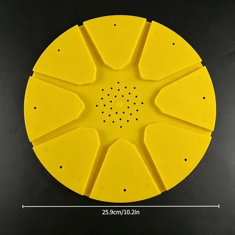 3 Pieces 8 Bee Escape Device, Plastic Bee Box Anti-Escape Device, Hive Exit Escape Plate, Beekeeping-Specific Bee Box Accessorie view 4