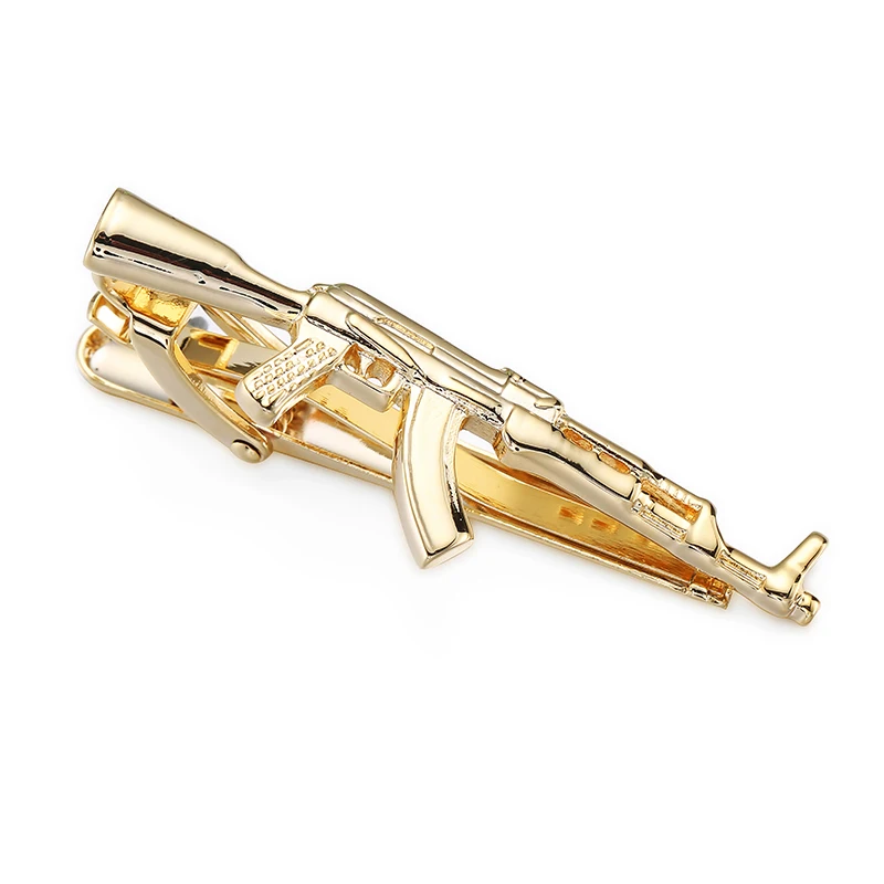 High quality music saxophone battleship aircraft tie clip fashionable men\'s tie accessory design carved horse tie clip