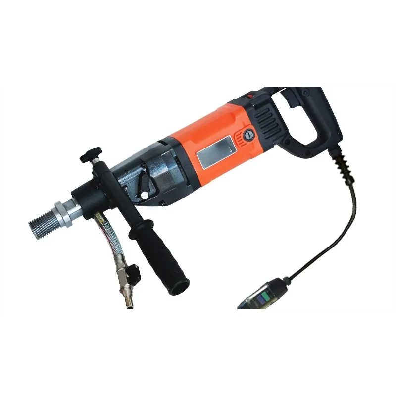 5-Inch Drill Rig with Gear Speed Adjustable Angle Stand for Masonry SCY-18/2EBM Handheld Concrete Core Drill Machine