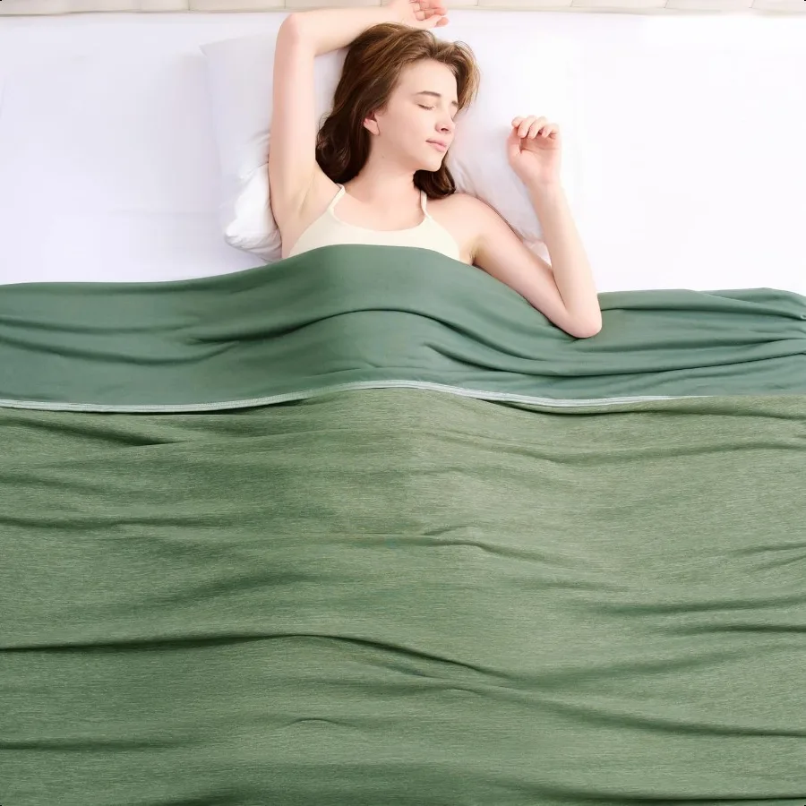 

Охлаждающее одеяло 90x90Queen Size for Night Sweats Absorbs Heat to Keep Adults Cool on Warm Nights QMax 0.5 Охлаждающие одеяла для