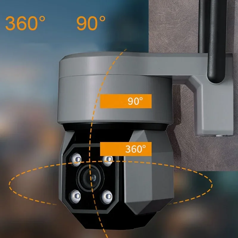 Tuya 5MP Security Camera Outdoor Wireless HD Monitor 360° Intelligent Detection CCTV WIFI Voice Intercom Automatic Monitoring