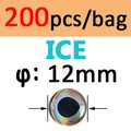 200 piezas de Hielo de 12 mm