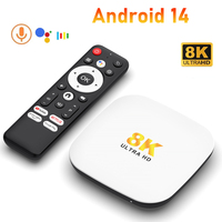 Android TV Box H96 Max M2 Plus Smart TV Box Quad Core 8K HDR Media Player Set Top Box Voice Assistant Android 14 TV Box 2GB 16GB