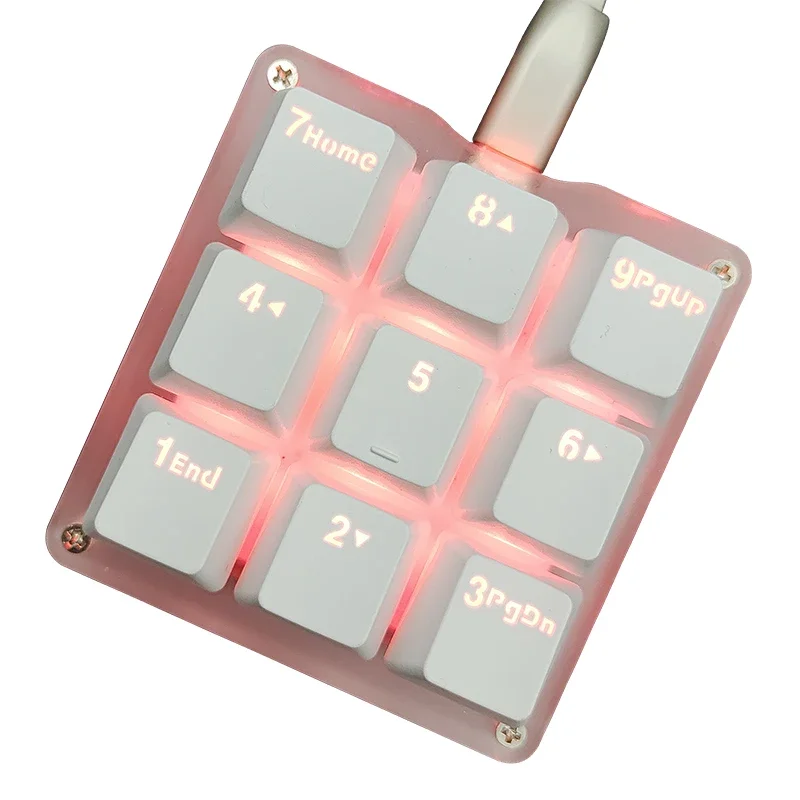 9-key Mechanical Keyboard Osu Audio Macro Programming Custom Drive-free Plug-and-play Multimedia Portable Keyboard personality