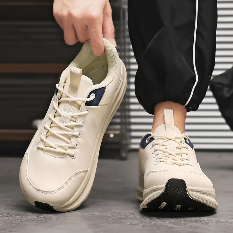الخريف الساخن بيع انتعاش أحذية رجالي عادية سباق أحذية رياضية مرنة ومستقرة التنقل اليومي أحذية المشي المألوف